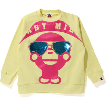 BABY MILO SEQUIN SUNGLASSES CREWNECK KIDS