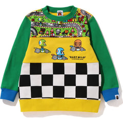 BABY MILO RACING COLOR BLOCK CREWNECK KIDS