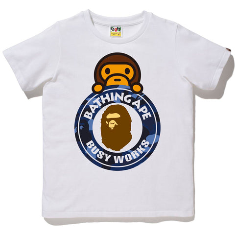 COLOR CAMO MILO ON BUSY WORKS TEE LADIES