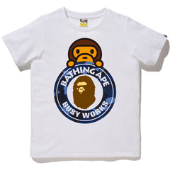 COLOR CAMO MILO ON BUSY WORKS TEE LADIES