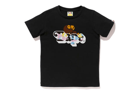 NEW MULTI CAMO MILO ON BAPE TEE LADIES