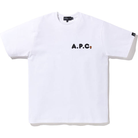 BAPE X A.P.C. MILO ON APC WIDE TEE MENS