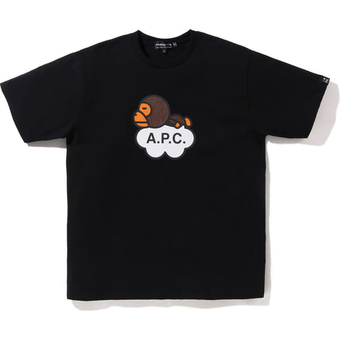 BAPE X A.P.C. MILO WIDE TEE MENS