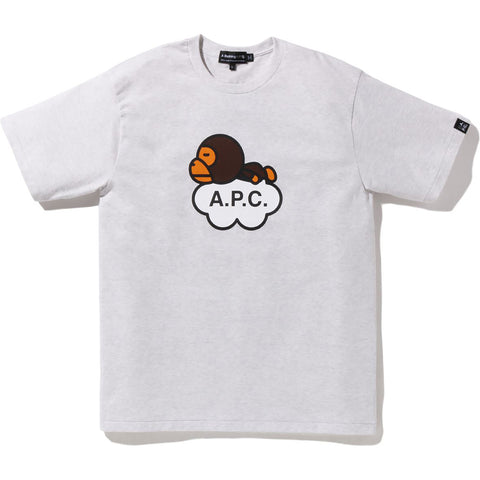 BAPE X A.P.C. MILO WIDE TEE MENS