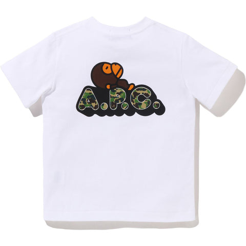 BAPE X A.P.C. MILO ON APC TEE KIDS