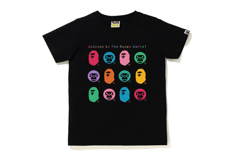 APE & MILO MULTI COLOR TEE LADIES