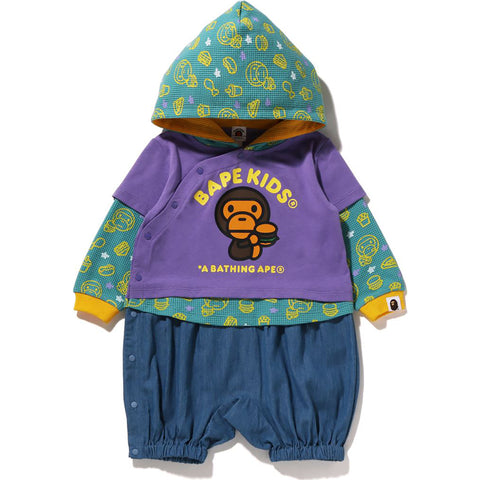 BABY MILO JUNK FOOD LAYERED ROMPERS KIDS