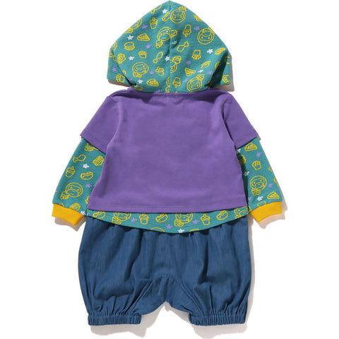 BABY MILO JUNK FOOD LAYERED ROMPERS KIDS