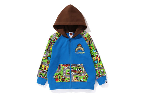 BABY MILO RACING MILO FACE ZIP HOODIE KIDS