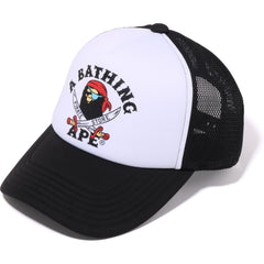 APE CROSSBONE COLLEGE MESH CAP MENS