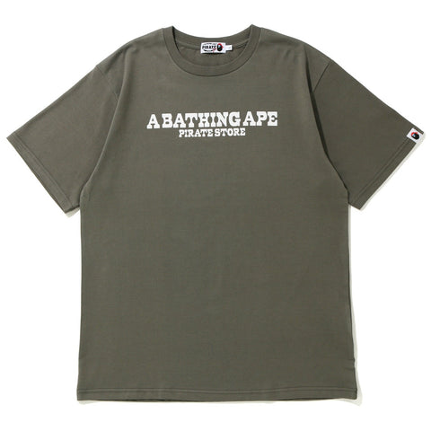 A BATHING APE PIRATE STORE TEE MENS