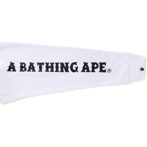 A BATHING APE CROSSBONE L/S TEE MENS