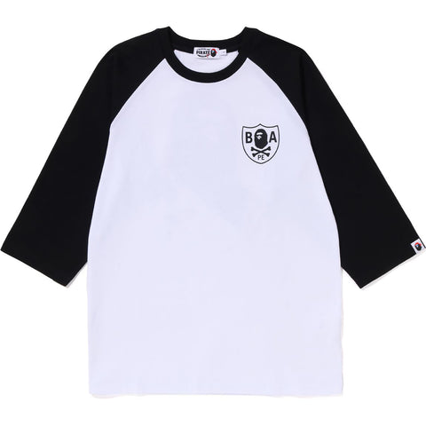 CROSSBONE EMBLEM RAGLAN 3/4 SLEEVE TEE MENS