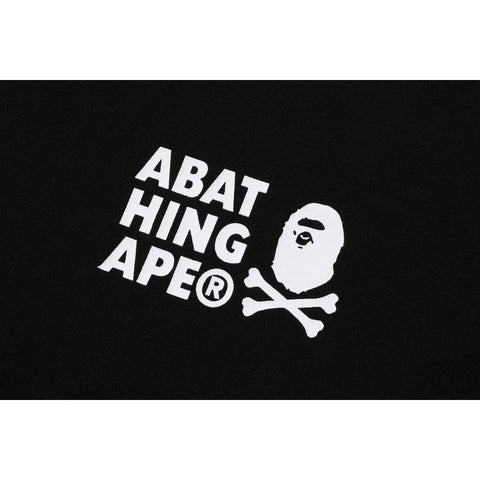 COLOR APE CROSSBONE ONE POINT CREWNECK MENS
