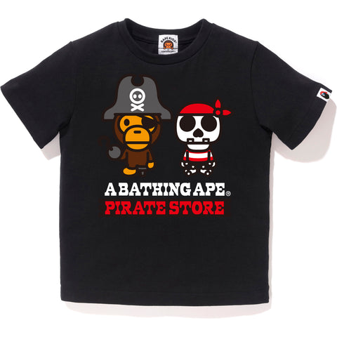 CAPTAIN MILO & BONE PIRATE TEE KIDS