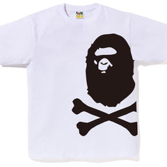 BIG APE CROSSBONE PIGMENT PRINT TEE MENS
