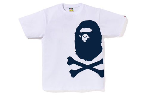 BIG APE CROSSBONE PIGMENT PRINT TEE MENS