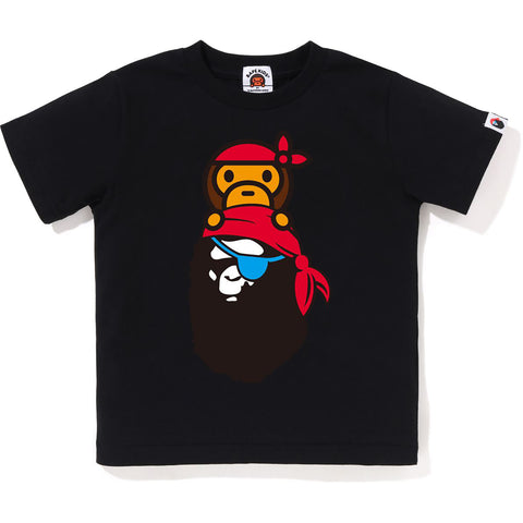PIRATE MILO ON APE HEAD TEE KIDS