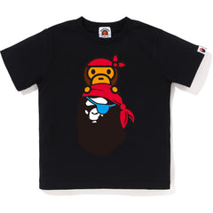 PIRATE MILO ON APE HEAD TEE KIDS