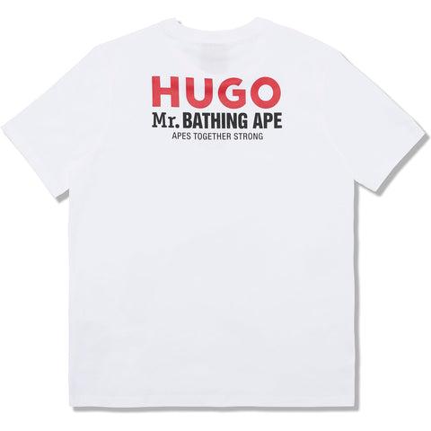 HUGO X MR. BATHING APE LOGO TEE MENS