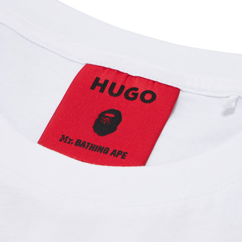 HUGO X MR. BATHING APE LOGO TEE MENS