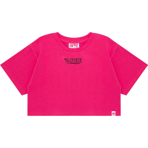 LOGO EMBROIDERY LOOSE CUT TEE LADIES