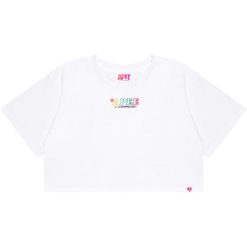 LOGO EMBROIDERY LOOSE CUT TEE LADIES