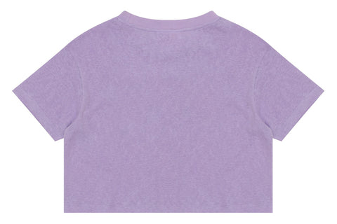 LOGO PRINTED CROPPRD TEE LADIES
