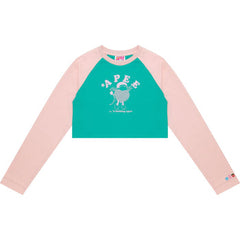 GRAPHIC LONG SLEEVE RAGLAN TEE LADIES