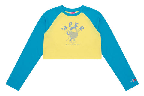 GRAPHIC LONG SLEEVE RAGLAN TEE LADIES