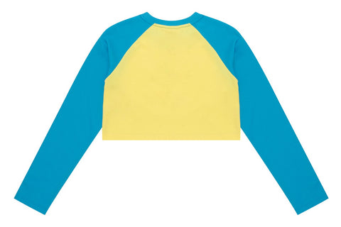 GRAPHIC LONG SLEEVE RAGLAN TEE LADIES