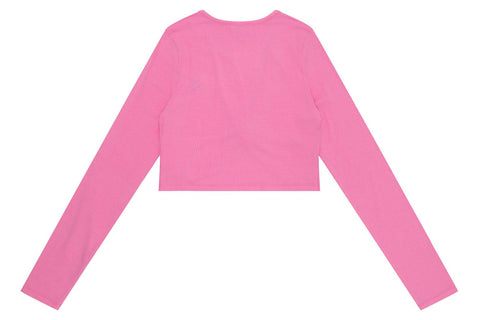 TWIST-FRONT CROPPED TOP LADIES