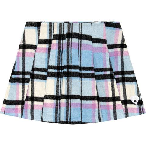 APEE CHECK PLEATED SKIRT LADIES