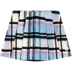 APEE CHECK PLEATED SKIRT LADIES
