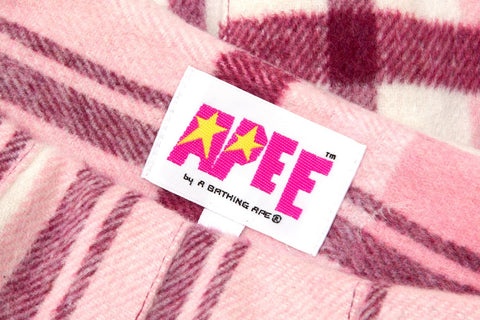 APEE CHECK PLEATED SKIRT LADIES