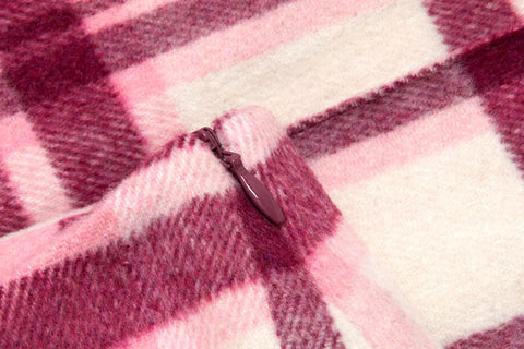 APEE CHECK PLEATED SKIRT LADIES