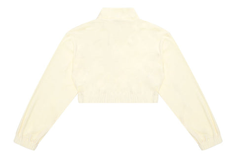 CROPPED ZIP UP SWEATER LADIES