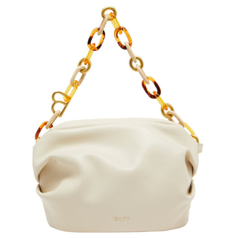BAPY SOFT LEATHER CHUNKY CHAIN BAG LADIES