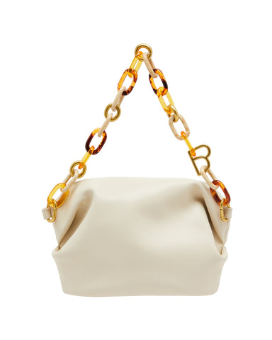 BAPY SOFT LEATHER CHUNKY CHAIN BAG LADIES