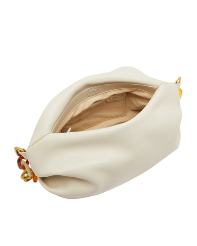 BAPY SOFT LEATHER CHUNKY CHAIN BAG LADIES