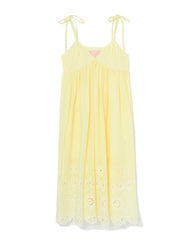 BAPY FLORAL HEM RIBBON TIE-UP DRESS LADIES