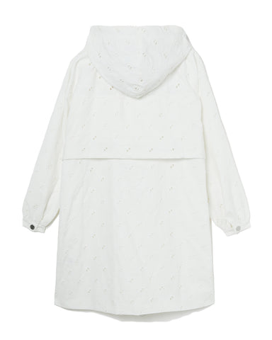 BAPY EMB. HOODED WINDBREAKER LADIES