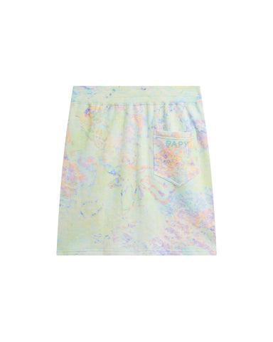 BAPY TIE-DYED EFFECT SKIRT LADIES
