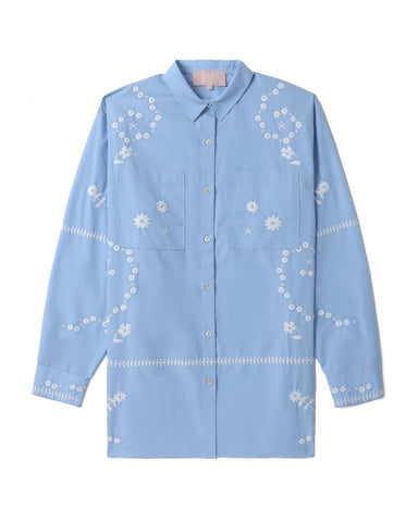 FLORAL-PRINT SHIRT LADIES