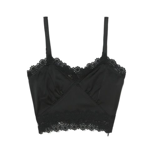 BAPY SLIM-FIT LACE-TRIMMED TOP LADIES