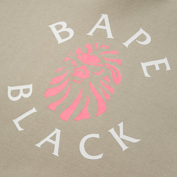 BAPE BLACK COLLEGE OVERSIZED PULLOVER HOODIE MENS