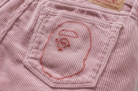 APE HEAD CORDUROY SHORTS LADIES